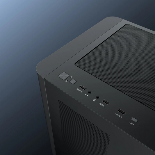 Dawg Y 820 Mid Tower Chassis Black