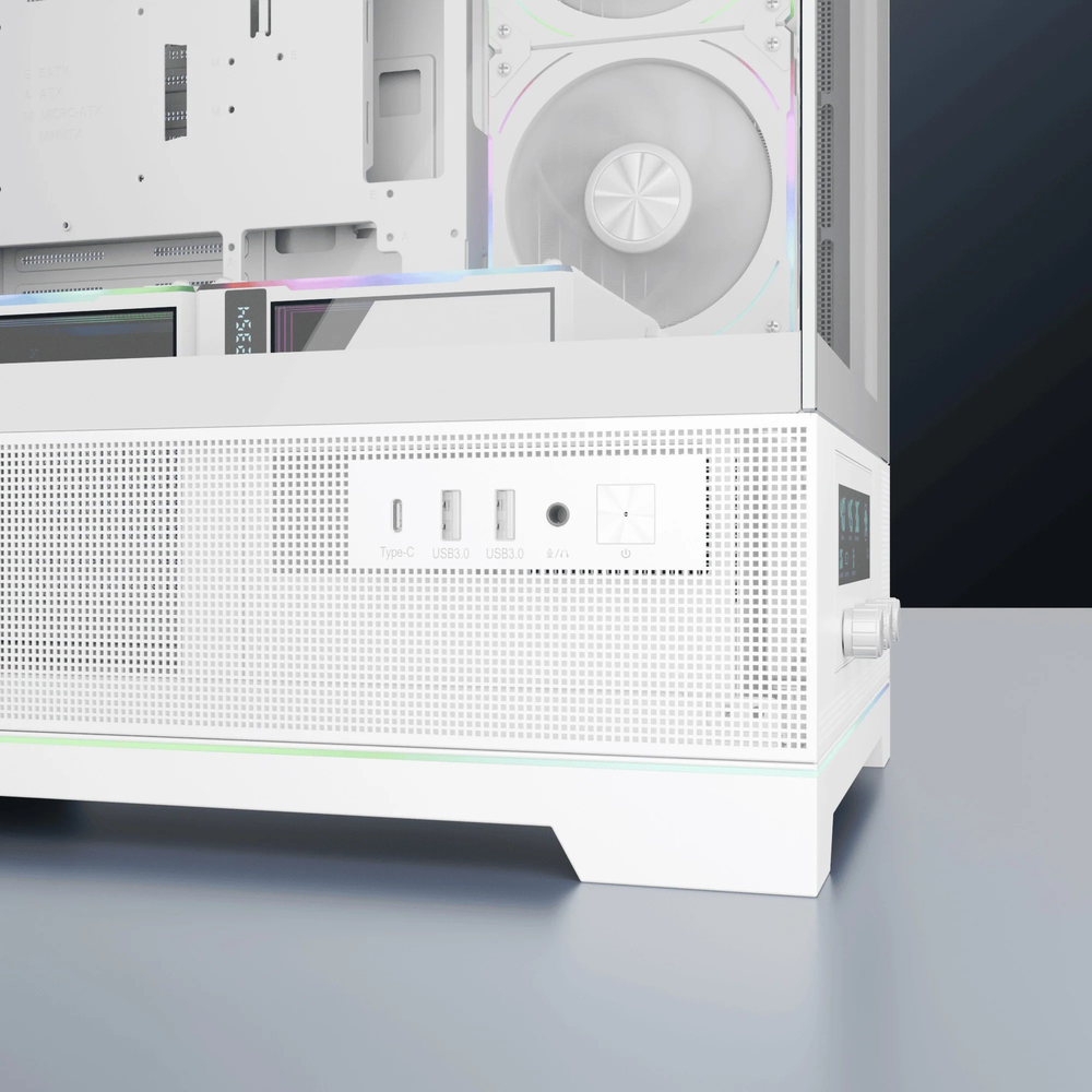 Dawg Y 990 Mid Tower Chassis White
