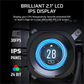 CORSAIR NAUTILUS 240 LCD, 240mm Radiator, Liquid CPU Cooler With Heatsink
