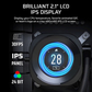 CORSAIR NAUTILUS 360 LCD, 360mm Radiator, Liquid CPU Cooler With Heatsink