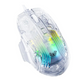 AULA S80 Transparent RGB Wired Gaming Mouse | White (S80)
