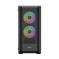 GAMDIAS AURA GC6 ARGB ATX Mid Tower Gaming Case (Black)