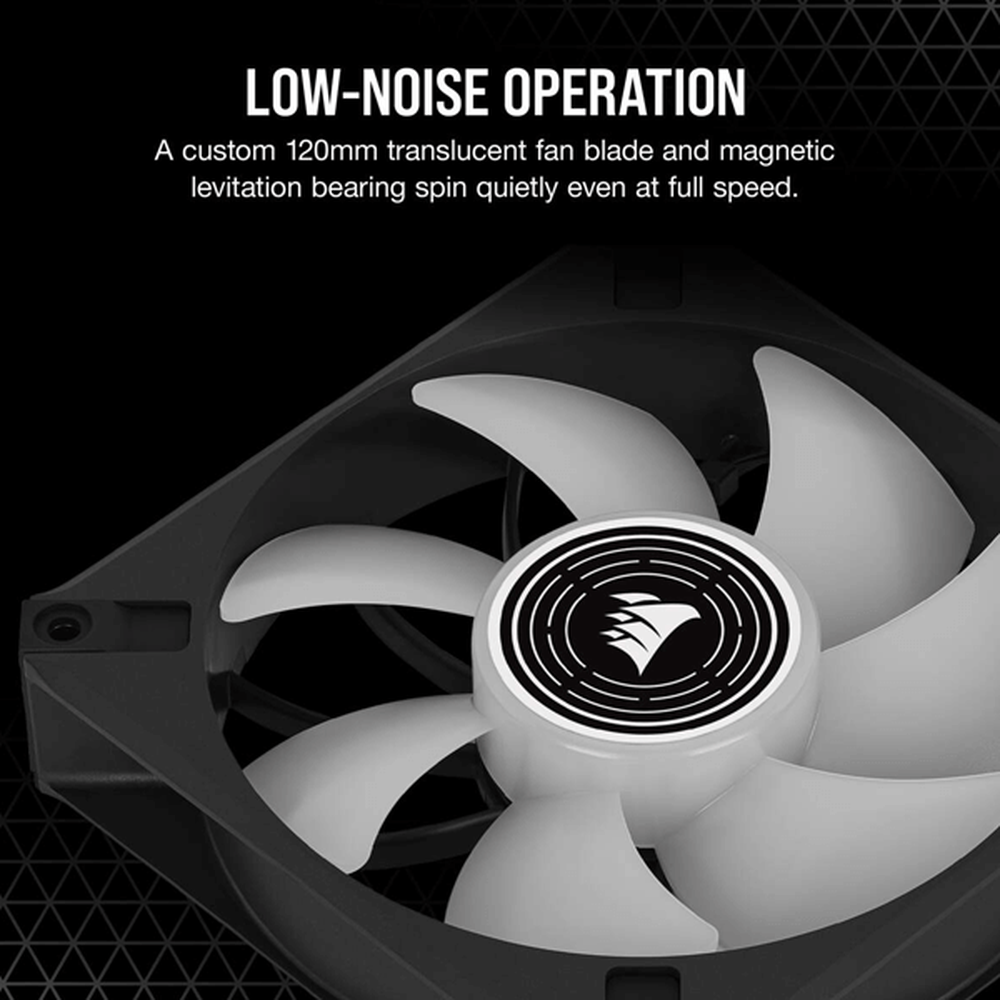 Corsair Fan ML120 LED ELITE White Premium 120mm PWM Magnetic Levitation Fan