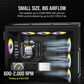 Corsair Fan iCUE AF120 RGB SLIM 120mm  — Black Twin Pack