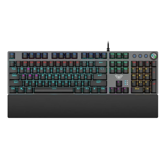 AULA F2058 Full Size Wired Mechanical Gaming Keyboard | Black, Blue Switch (F2058B)