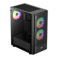 GAMDIAS AURA GC6 ARGB ATX Mid Tower Gaming Case (Black)