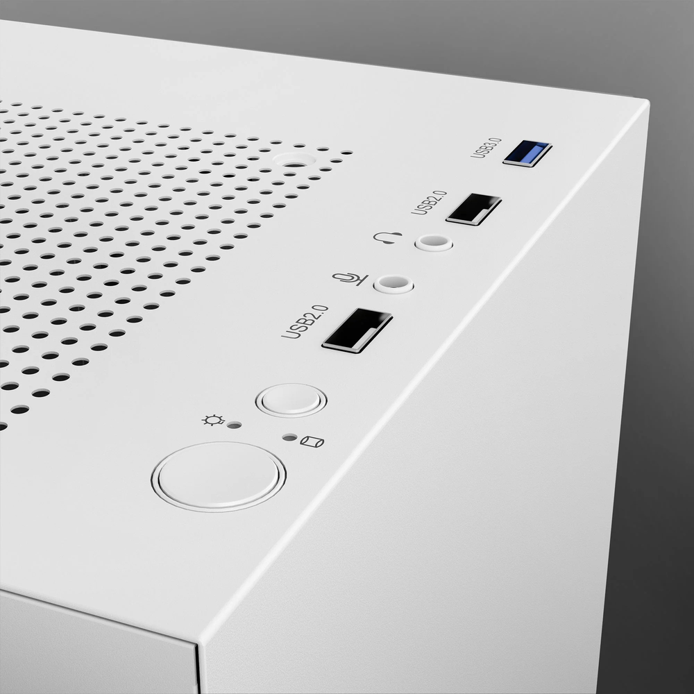 Dawg V 110 Mini Tower Chassis White