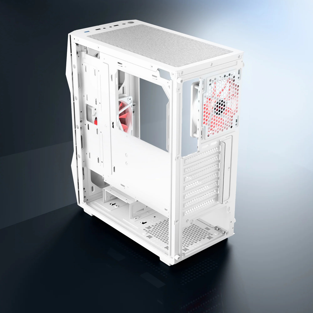 Dawg V 240 Mid Tower Chassis White
