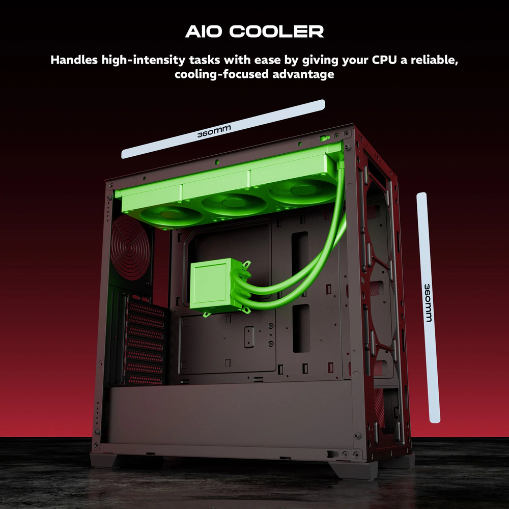 Dawg X 678 Mid Tower Chassis Black