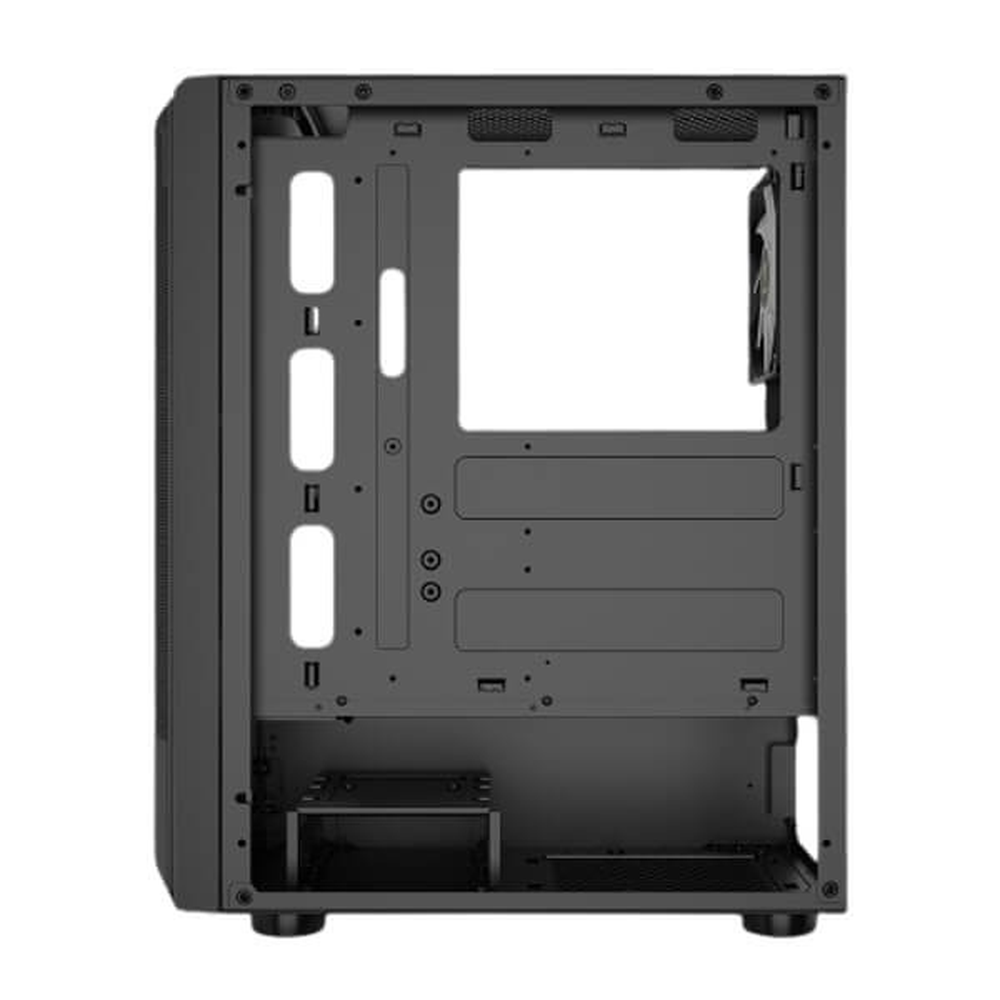 GAMDIAS AURA GC6 ARGB ATX Mid Tower Gaming Case (Black)