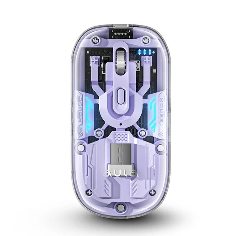 AULA AM210 Ultra-Light Dual-Mode Wireless Gaming Mouse | Purple (AM210Pr)