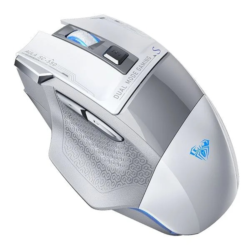 AULA SC550 Dual-Mode Wireless RGB Gaming Mouse | Grey (SC550Gr)