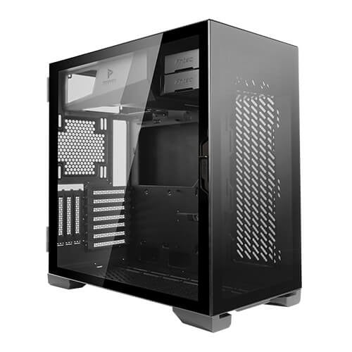 Antec P120 Crystal E-ATX Mid Tower Gaming Cabinet (Black)