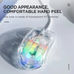 AULA S80 Transparent RGB Wired Gaming Mouse | White (S80)