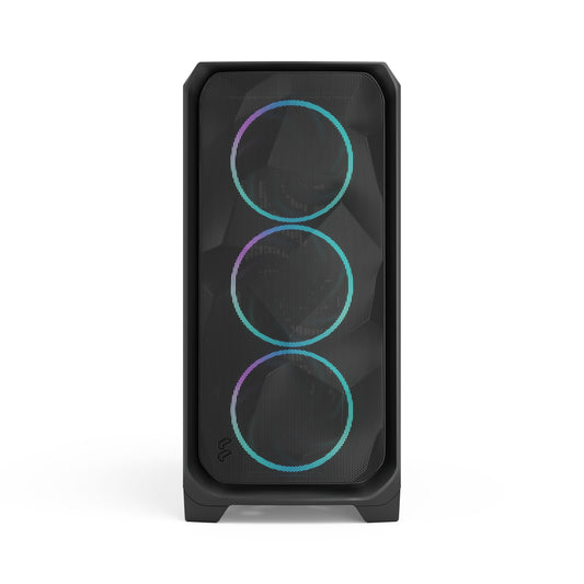Fractal Design Meshify 3 XL Black RGB TG Light Tint E-ATX Full Tower High Airflow PC Case