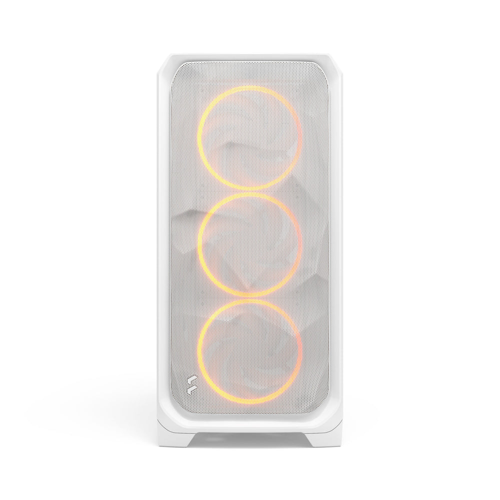 Fractal Design Meshify 3 XL White RGB TG Clear Tint E-ATX Full Tower High Airflow PC Case