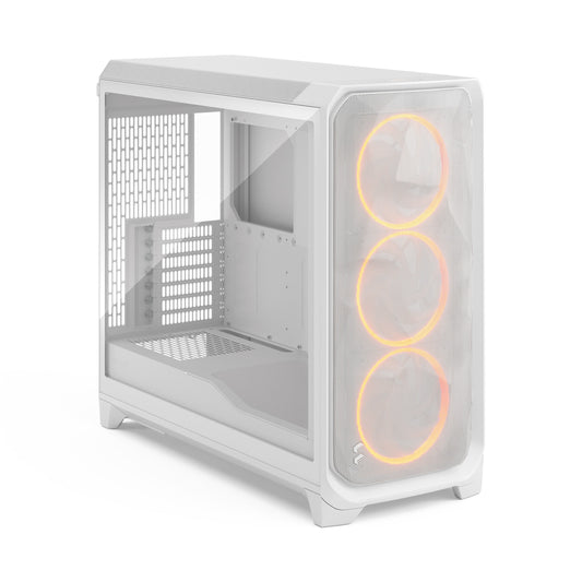 Fractal Design Meshify 3 XL White RGB TG Clear Tint E-ATX Full Tower High Airflow PC Case