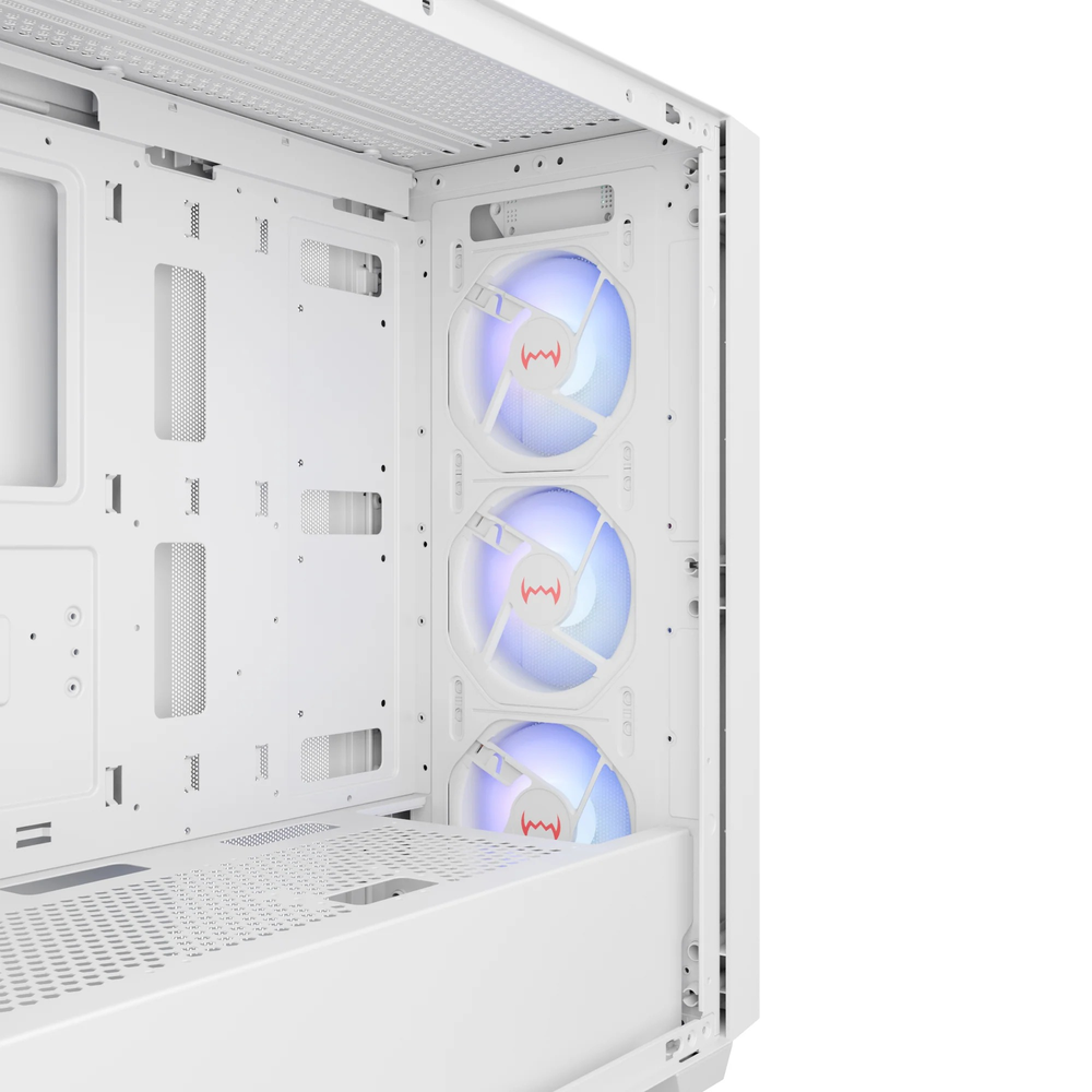 Dawg X 678 Mid Tower Chassis White