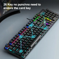 AULA S2022B Full Size Wired Mechanical Gaming Keyboard | Black, Blue Switch (S2022B)