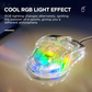 AULA S80 Transparent RGB Wired Gaming Mouse | White (S80)