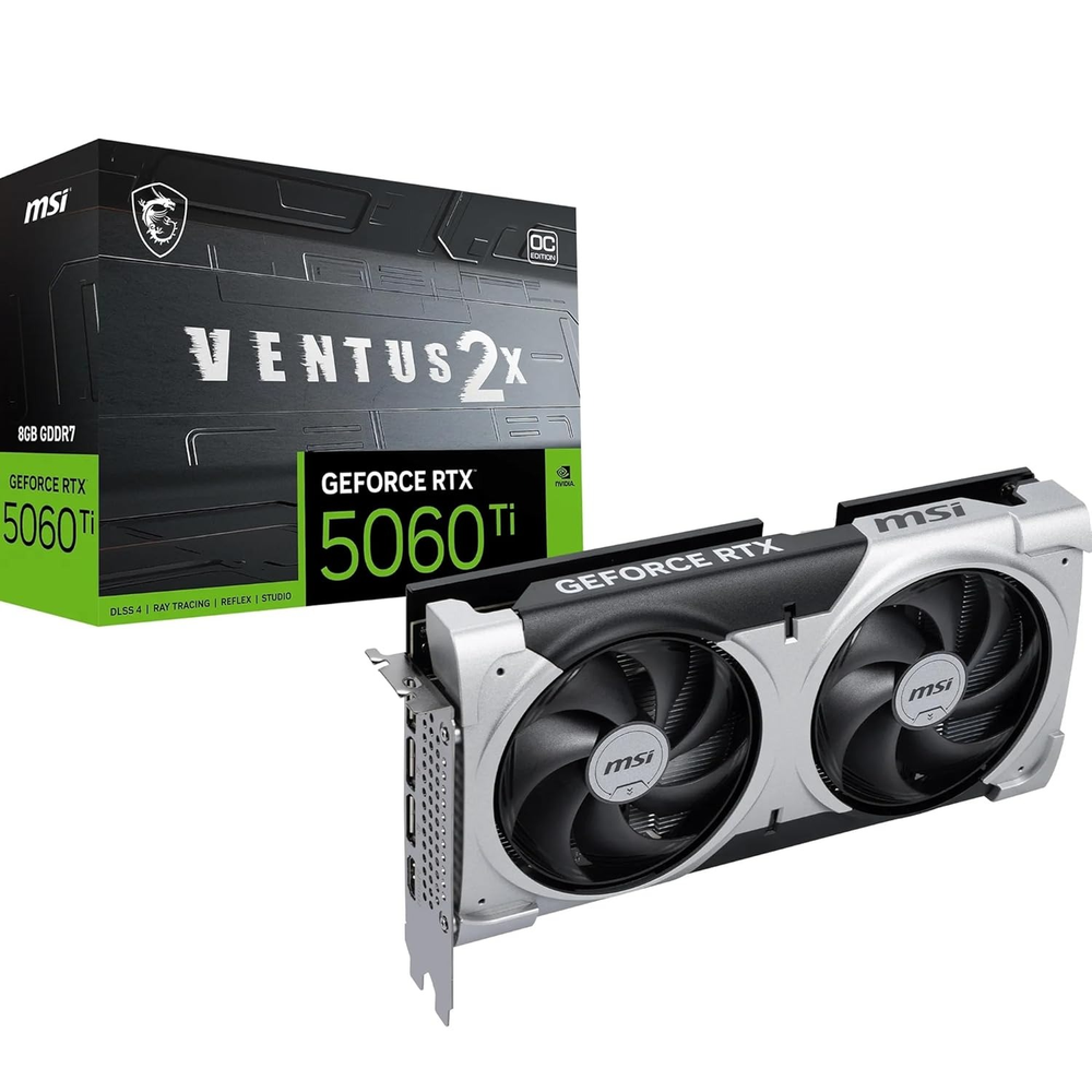 MSI GeForce RTX 5060 Ti 8G VENTUS 2X OC PLUS Graphics Card