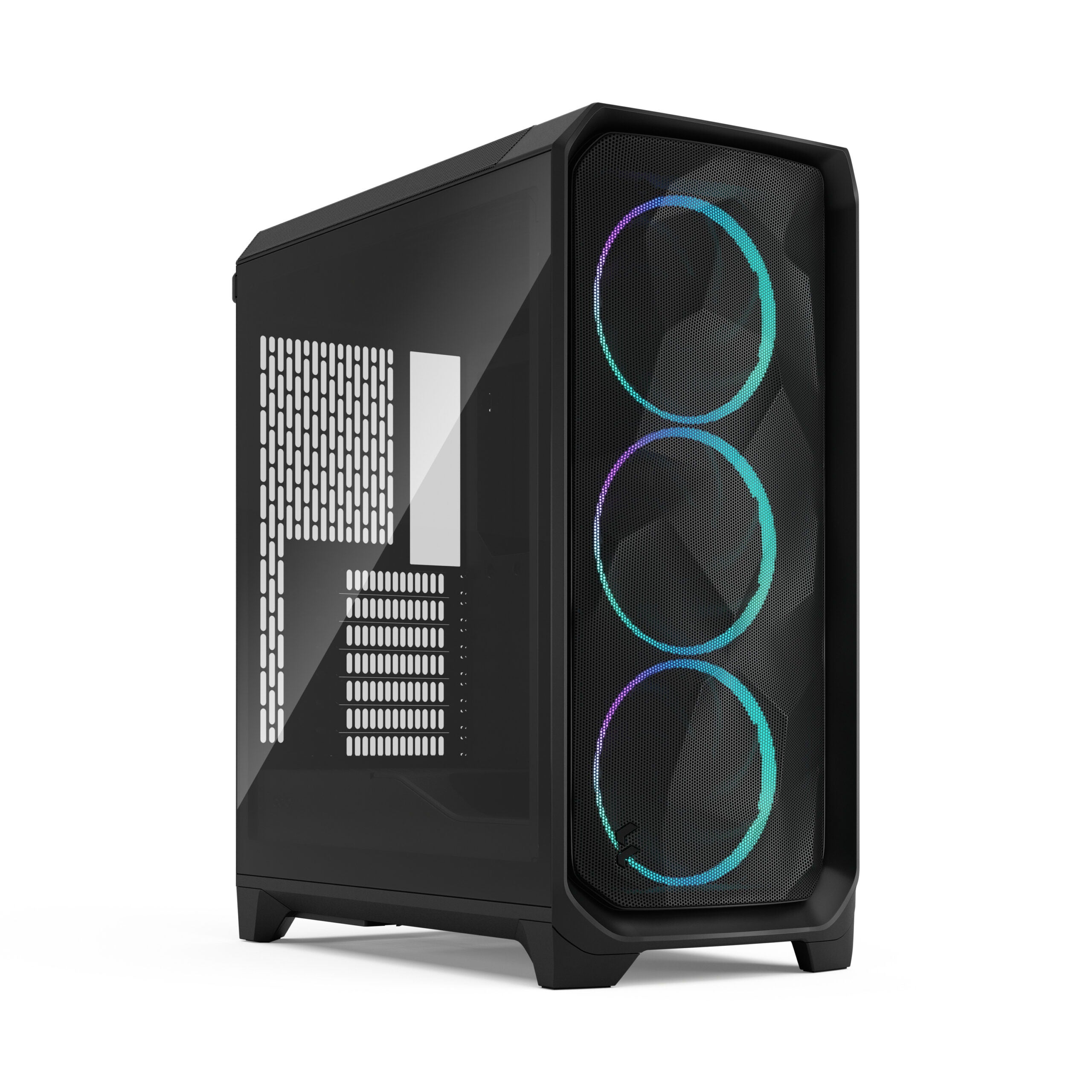 Fractal Design Meshify 3 Black RGB TG Light Tint ATX Mid Tower High Ai ...