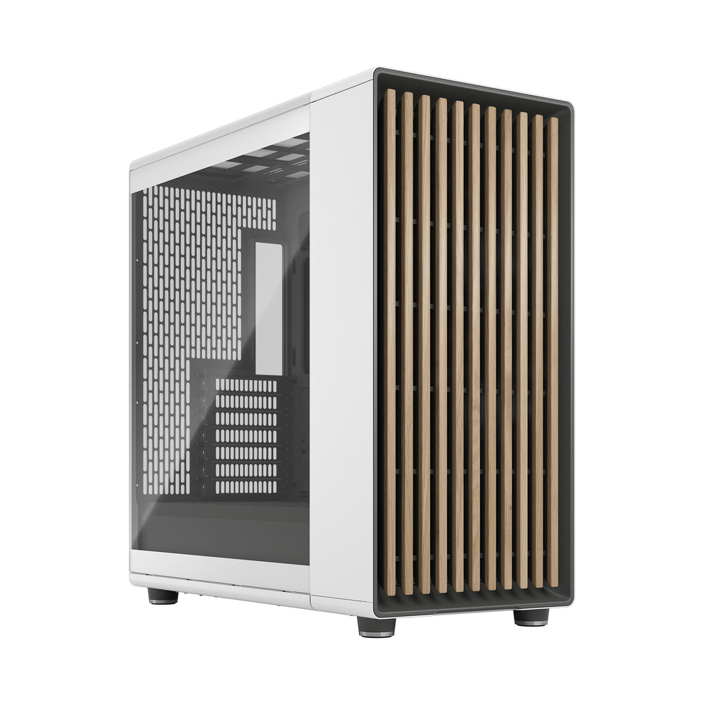Fractal Design North XL Chalk White TG Clear Tint E-ATX Mid Tower PC Case