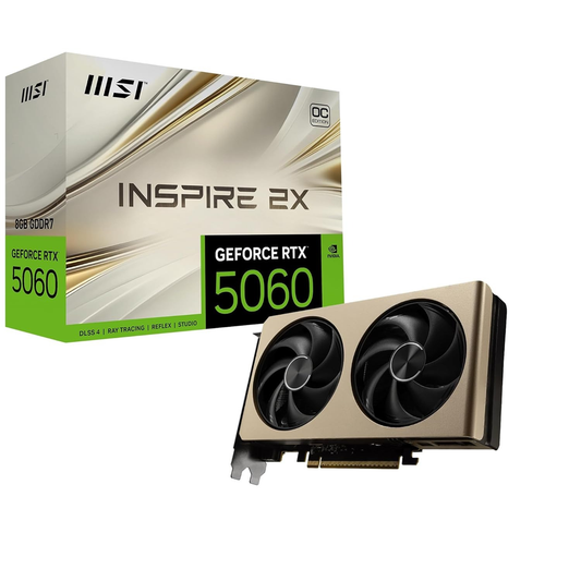 MSI GeForce RTX 5060 8G INSPIRE 2X OC Graphics Card