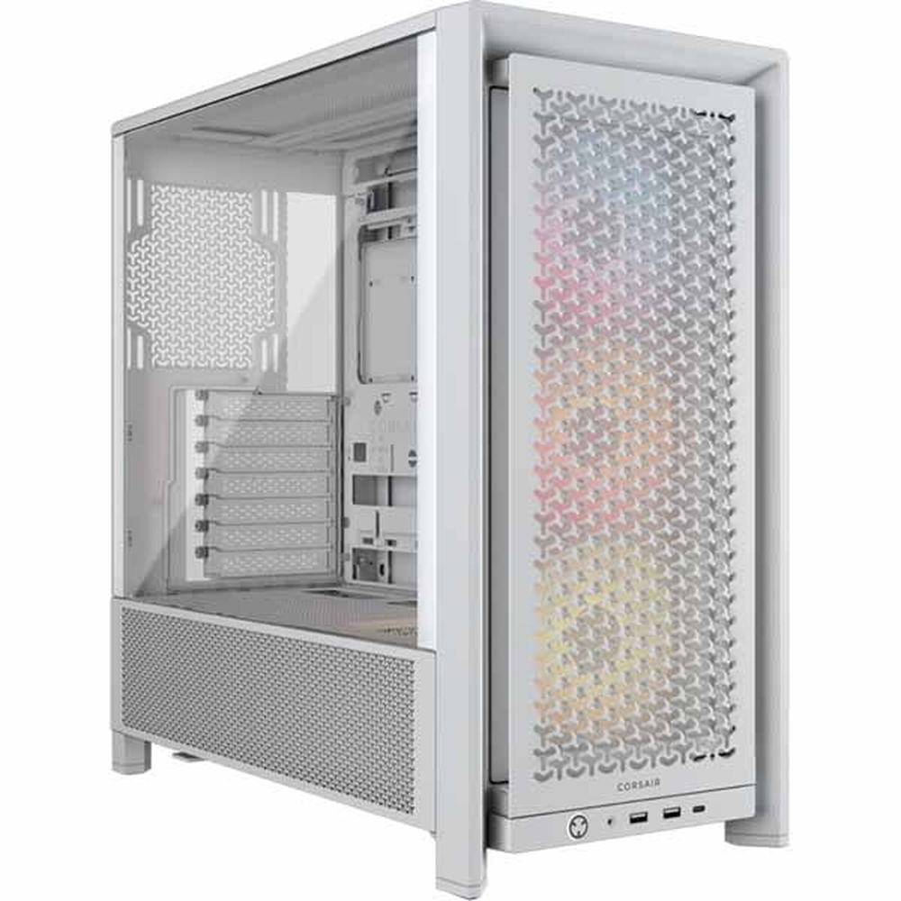 CORSAIR FRAME 4000D RS ARGB Modular Mid-Tower PC Case, White
