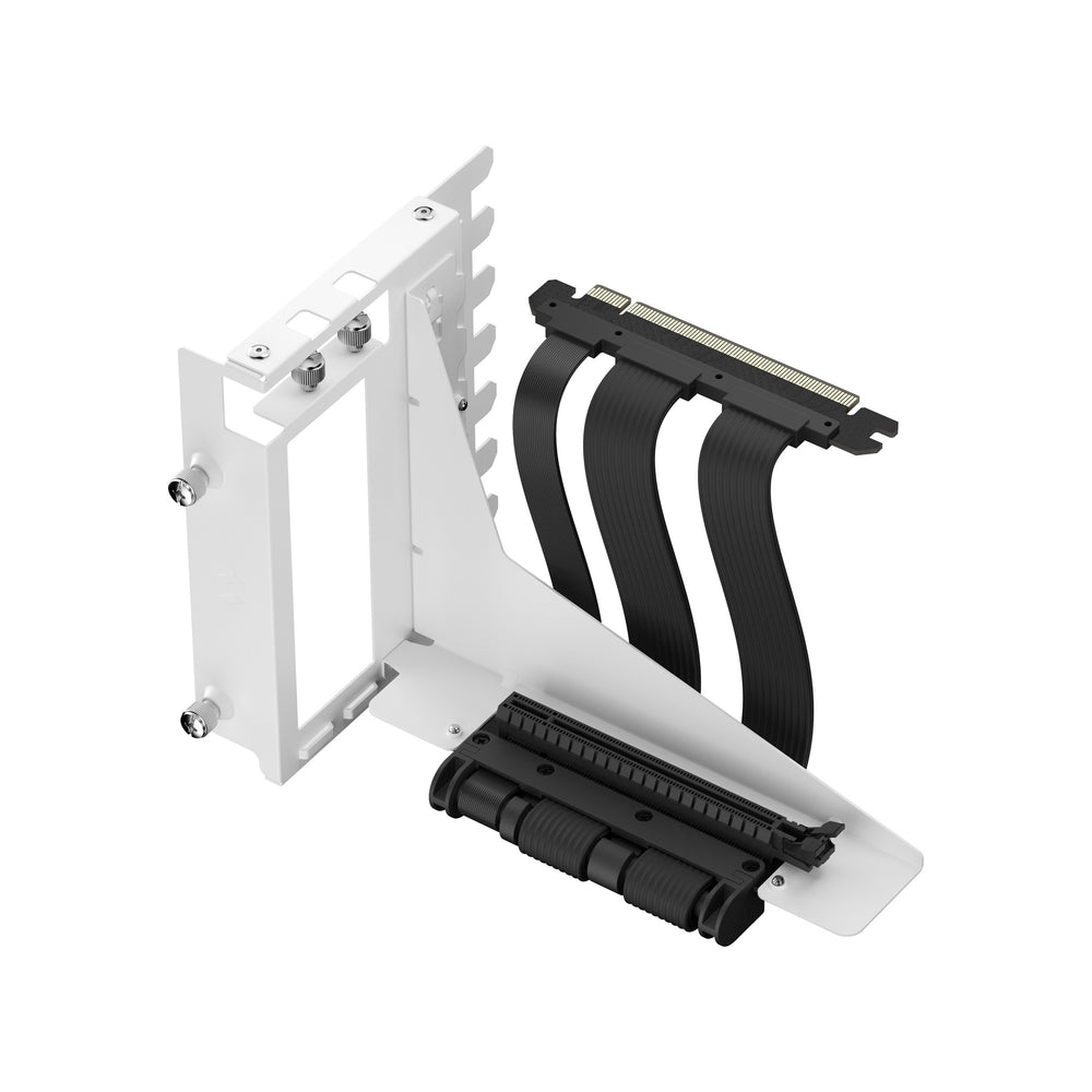 Fractal Design Flex 2 PCIe 4.0 x16 Vertical GPU Riser with Bracket (White)