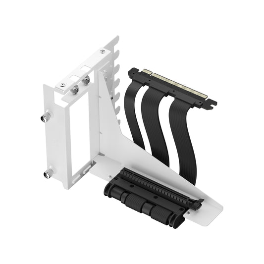 Fractal Design Flex 2 PCIe 4.0 x16 Vertical GPU Riser with Bracket (White)