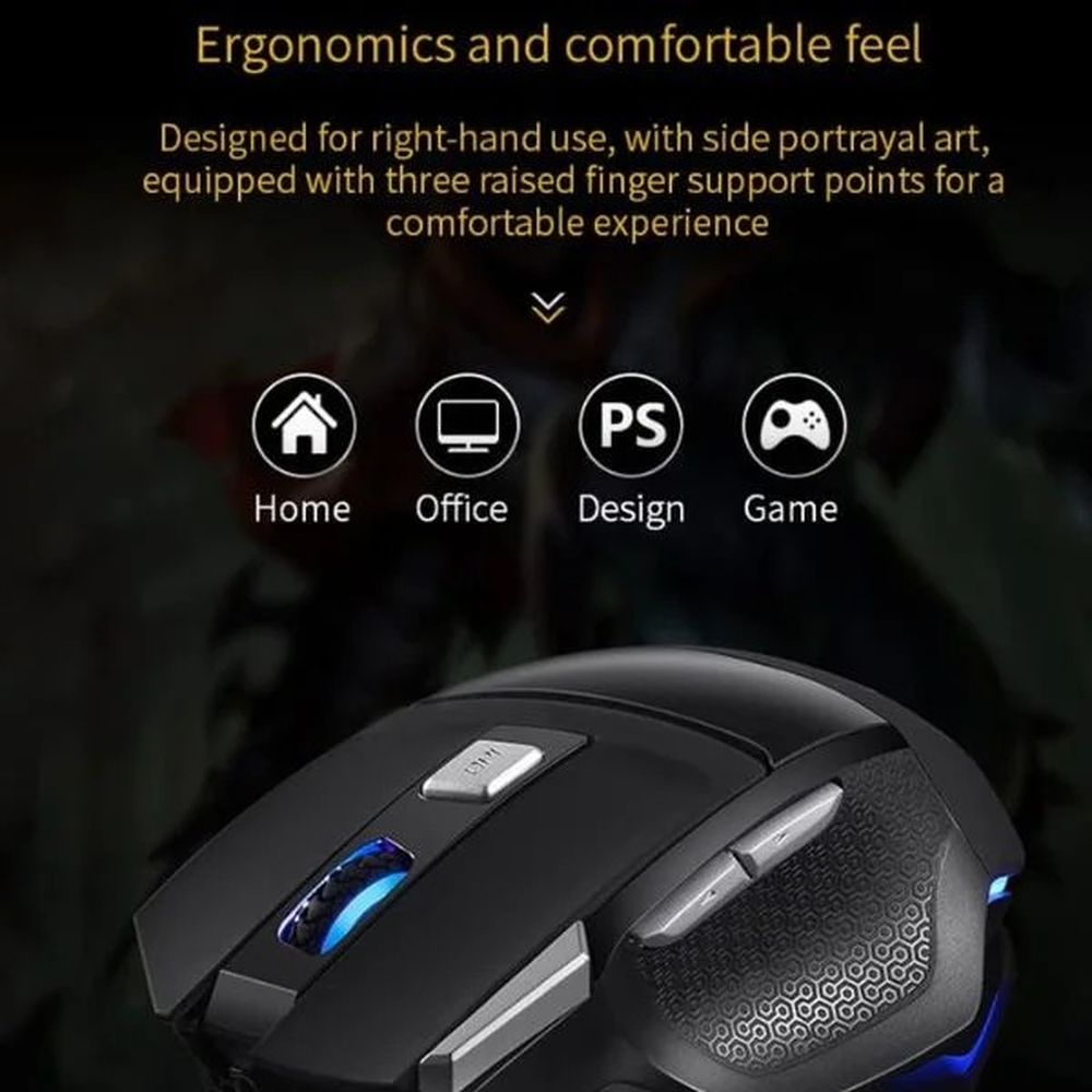 AULA SC550 Dual-Mode Wireless RGB Gaming Mouse | Black (SC550B)