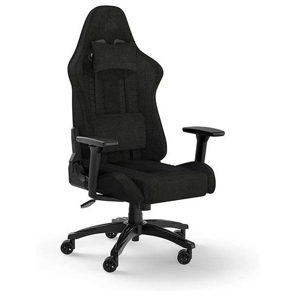 CORSAIR TC100 RELAXED - Fabric Gaming Chair, Black/Black