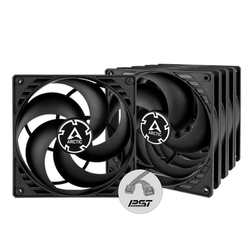 ARCTIC P14 PWM PST 140mm Case Fan (Black) – 5 Pack