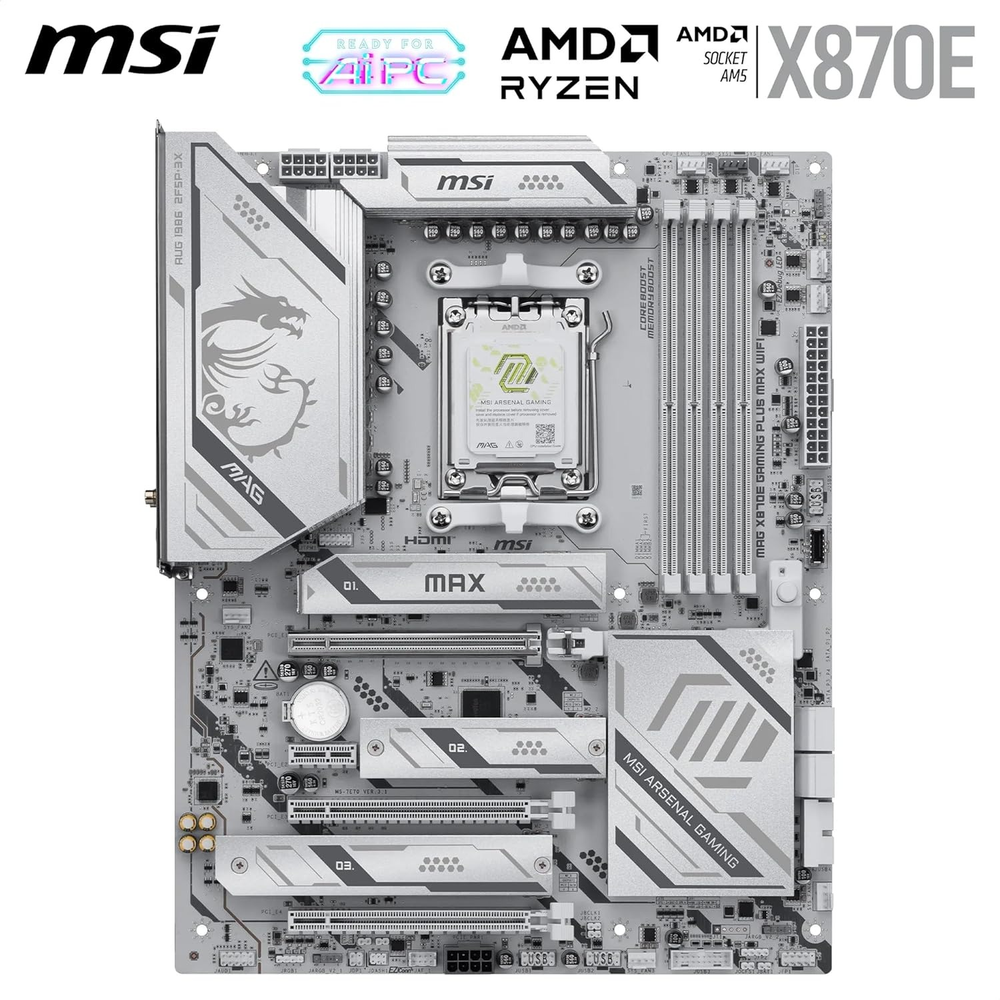 MSI MAG X870E GAMING PLUS MAX WIFI Motherboard