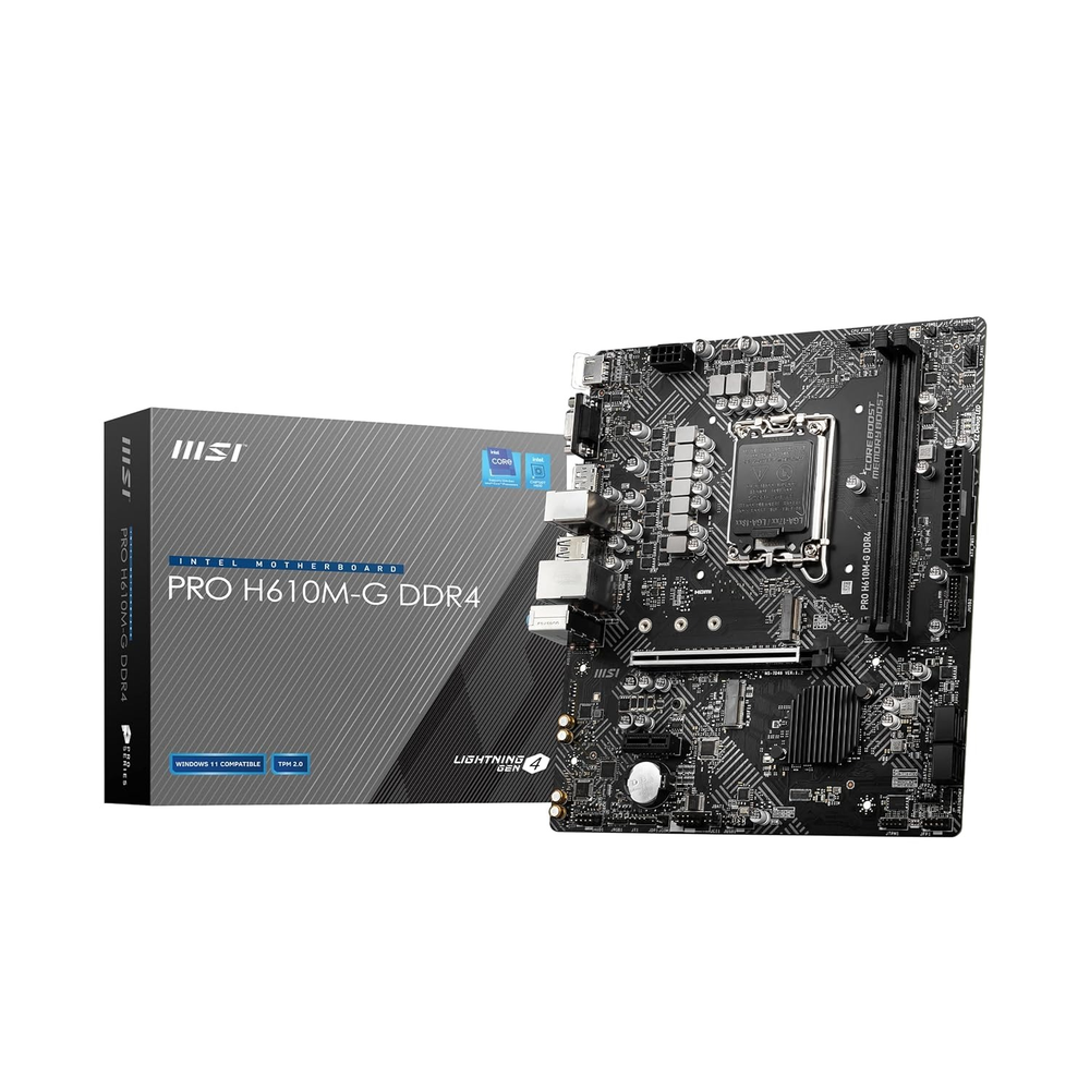 MSI PRO H610M-G DDR4 Motherboard