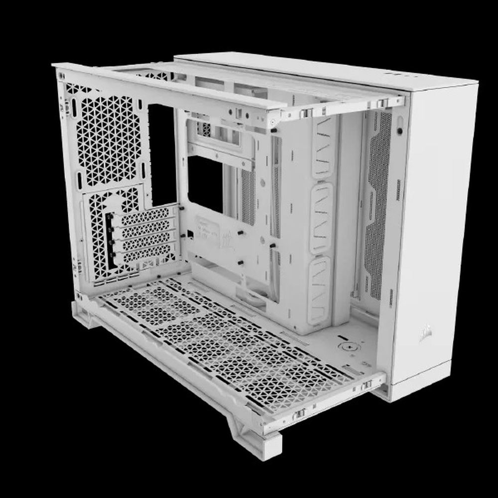 Corsair Chassis 2500X CC-9011266-WW Tempered Glass Mid-Tower, White