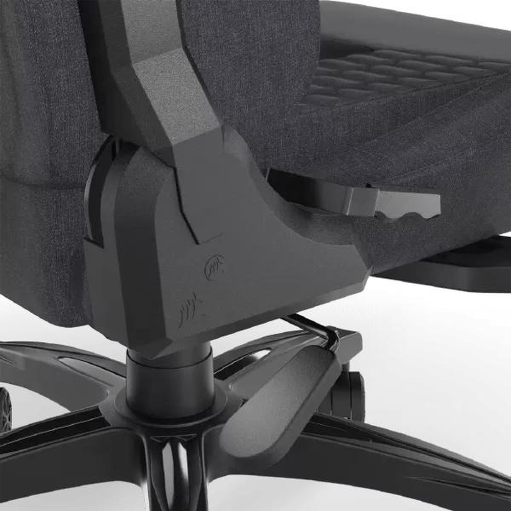 CORSAIR TC100 RELAXED - Fabric Gaming Chair, Black/Grey
