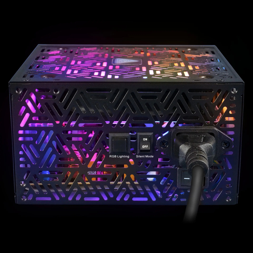 GAMDIAS KRATOS M1-750B 750W 80+ Bronze ARGB Non-Modular ATX Power Supply (Ultra-Silent Fan, Neon-Flex ARGB, 4x PCIe)