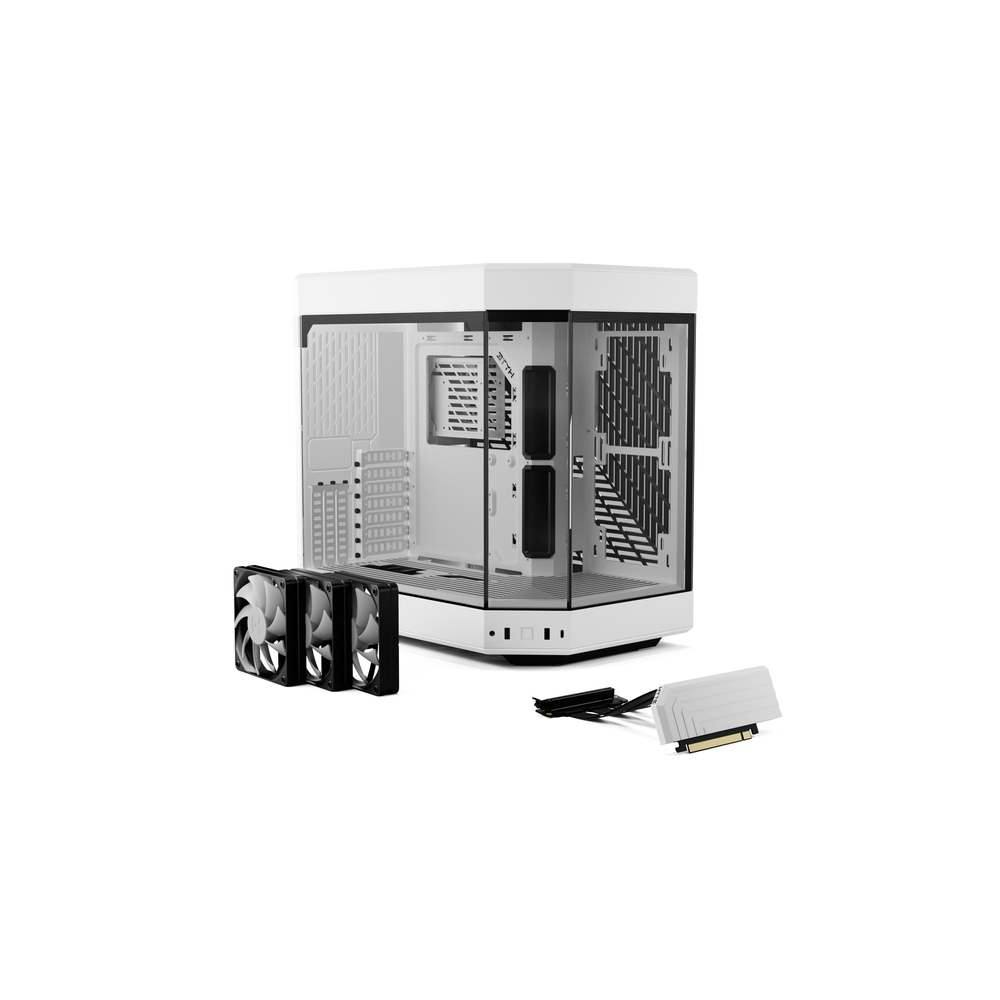 HYTE Y60 Dual-Chamber Panoramic ATX Mid-Tower Case (Snow White)
