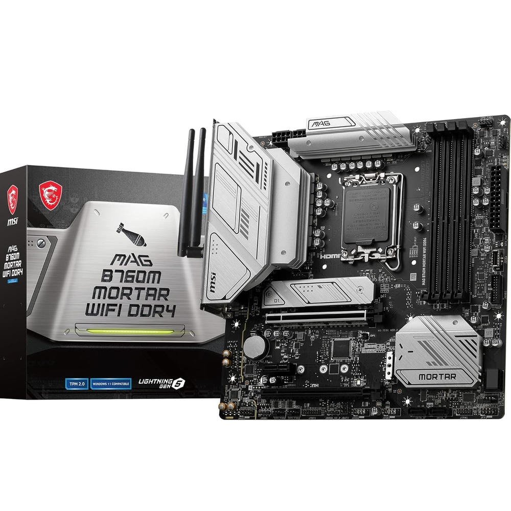 MSI MAG B760M MORTAR WIFI DDR4 Motherboard