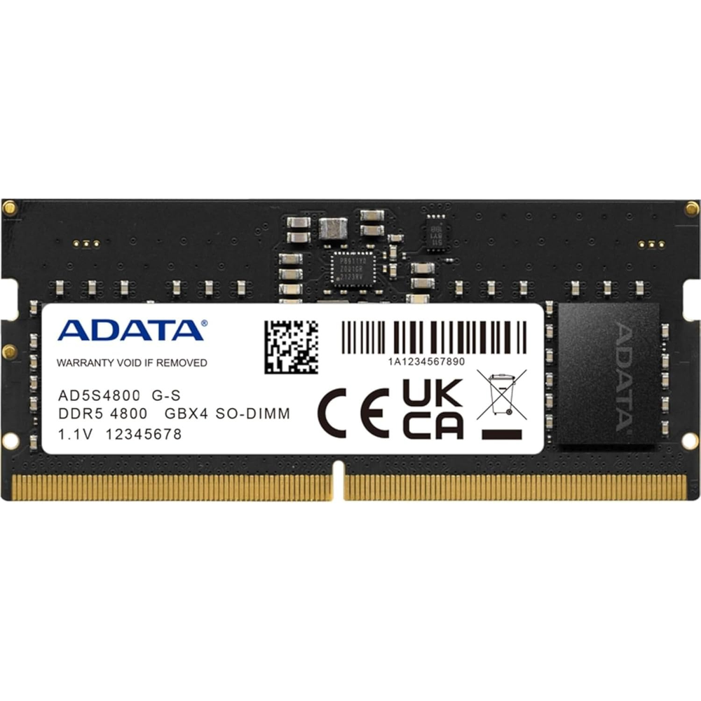 ADATA Premier 32GB DDR5 4800MHz SO-DIMM Laptop RAM