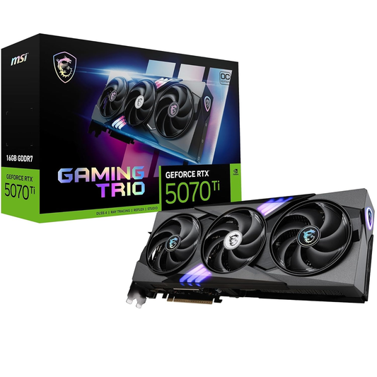 MSI GeForce RTX 5070 Ti 16G GAMING TRIO OC Graphics Card