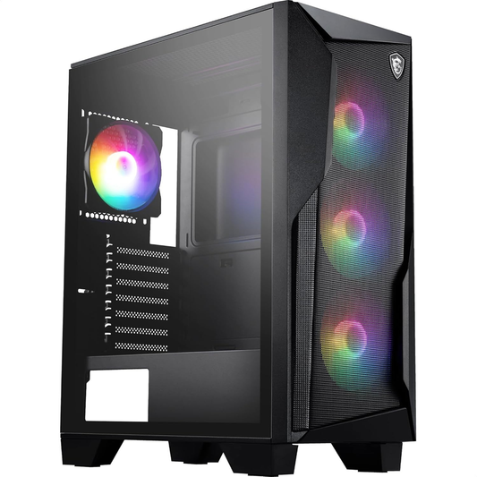MSI MAG FORGE 130A AIRFLOW Auto RGB ATX Mid Tower PC Case