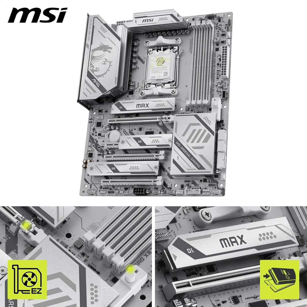 MSI MAG X870E GAMING PLUS MAX WIFI Motherboard
