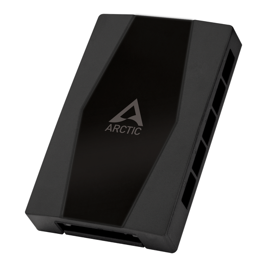 ARCTIC Case Fan Hub – 10 Port PWM Fan Hub with SATA Power (Black)