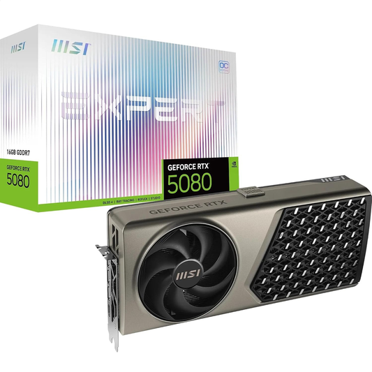 MSI GeForce RTX 5080 16G EXPERT OC Graphics Card