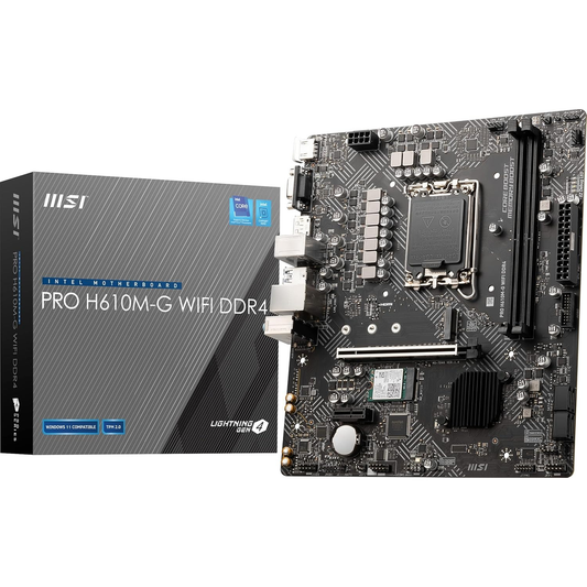 MSI PRO H610M-G WIFI DDR4 Motherboard