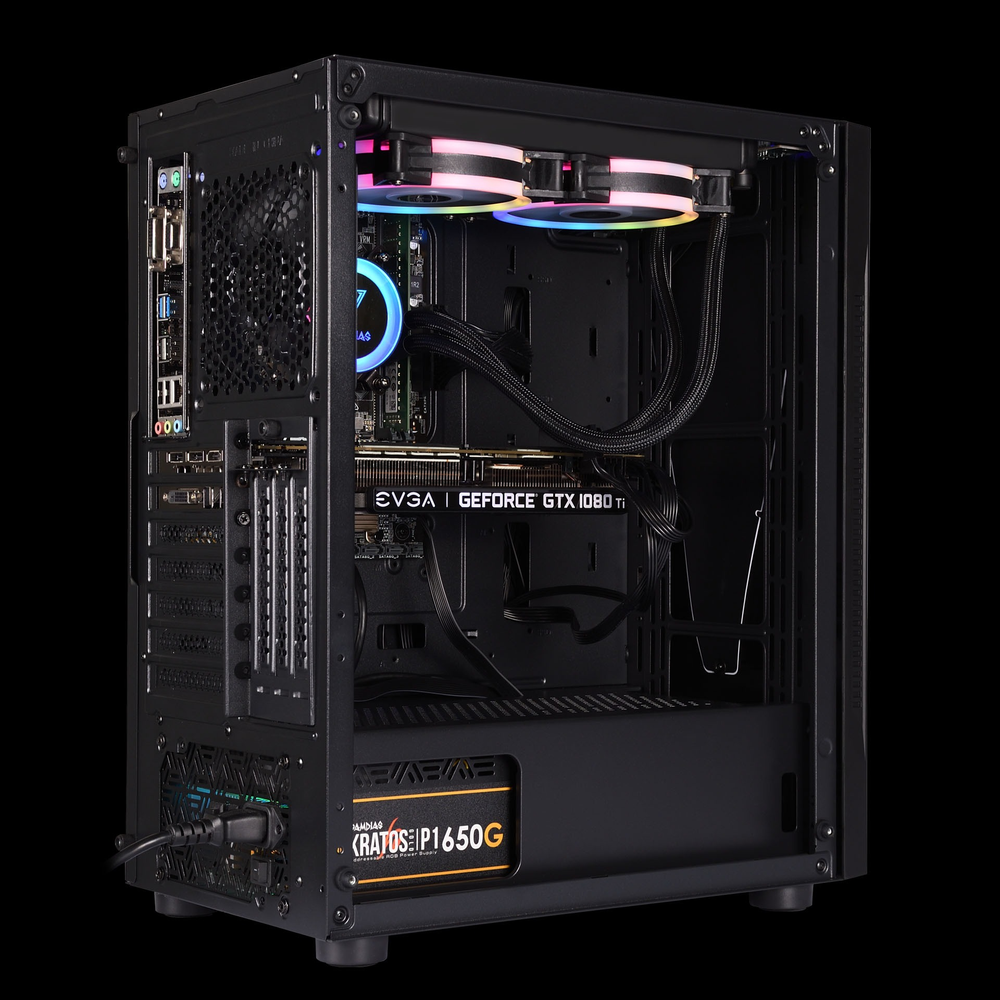 GAMDIAS Argus E2 Elite ARGB Mid Tower Gaming Case (Black)