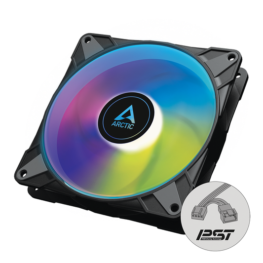 ARCTIC P14 PWM PST A-RGB 140mm Case Fan (Black)
